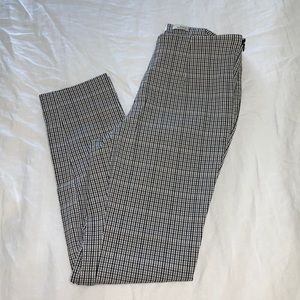 Plaid cropped pants